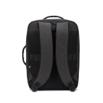 Kompakter Rucksack aus recyceltem Polyester mit Trolleygriff 15,6” farbe dunkelgrau dritte Ansicht