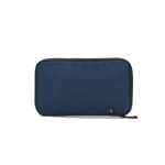 Organizer-Tasche aus recyceltem Polyester für Tech-Zubehör farbe blau zweite Ansicht