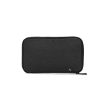 Organizer-Tasche aus recyceltem Polyester für Tech-Zubehör farbe dunkelgrau zweite Ansicht