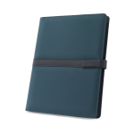 Konferenzmappe mit Notizblock und Magnetverschluss A4 linierte Seiten farbe blau