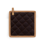 Pfannengriff aus Baumwoll-Canvas mit Aufhängehaken 275 g/m² farbe schwarz zweite Ansicht
