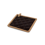 Pfannengriff aus Baumwoll-Canvas mit Aufhängehaken 275 g/m² farbe schwarz