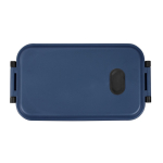 Lunchbox aus spülmaschinenfestem Kunststoff mit robuster Deckel 900 ml farbe marineblau zweite Ansicht