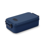 Lunchbox aus spülmaschinenfestem Kunststoff mit robuster Deckel 900 ml farbe marineblau