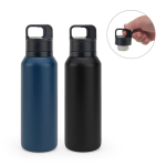 Thermoflasche aus recyceltem Stahl mit Vakuumisolierung 590 ml Ansicht in vielen Farben