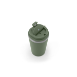 Reisebecher aus recyceltem Stahl mit Vakuumisolierung 460 ml farbe militärgrün sechste Ansicht