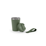 Reisebecher aus recyceltem Stahl mit Vakuumisolierung 460 ml farbe militärgrün siebte Ansicht