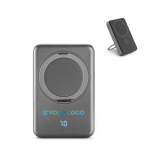 Ökologische externe Magnet-Powerbank mit Ringhalter 10000 mAh Ansicht mit Druckbereich