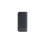 Öko-Powerbank 20000 mAh mit Schnellladung & LED farbe schwarz dritte Ansicht