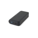 Öko-Powerbank 20000 mAh mit Schnellladung & LED farbe schwarz