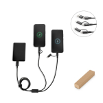 6-in-1-USB-Kabel Alu & rPET, ultraschnell, vielseitig Ansicht in vielen Farben