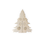 Klappbarer FSC™-Holz-Weihnachtsbaum zum Ausmalen farbe natürliche farbe dritte Ansicht