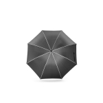 Regenschirm Ø120 cm aus rPET, 68 cm, mit Reflektoren farbe schwarz zweite Ansicht
