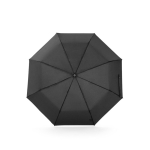 Faltbarer Regenschirm 3-teilig aus rPET mit Fiberglasstreben Ø98 farbe schwarz zweite Ansicht