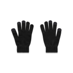 Handschuhe aus recyceltem Polyester rPET mit Touchscreen-Spitzen farbe schwarz dritte Ansicht