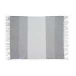 Decke aus recyceltem Polyester mit weicher Mohair-Haptik 300 g/m² farbe grau zweite Ansicht