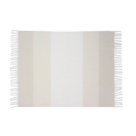 Decke aus recyceltem Polyester mit weicher Mohair-Haptik 300 g/m² farbe beige dritte Ansicht