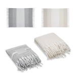 Decke aus recyceltem Polyester mit weicher Mohair-Haptik 300 g/m² Ansicht in vielen Farben