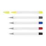 Schreibset mit 3 Kugelschreibern, 1 Druckbleistift und 1 Textmarker zweite Ansicht