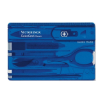 Victorinox SwissCard Classic Multifunktionskarte mit Tools farbe blau erste Ansicht