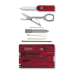 Victorinox SwissCard Classic Multifunktionskarte mit Tools farbe rot zweite Ansicht