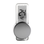 Digitale Wetterstation mit Saugnapf zur Befestigung an Oberflächen farbe silber erste Ansicht