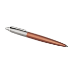 Parker Jotter Core Kugelschreiber aus Edelstahl mit blauer Tinte farbe orange dritte Ansicht