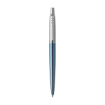 Parker Jotter Core Kugelschreiber aus Edelstahl mit blauer Tinte farbe hellblau erste Ansicht