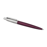 Parker Jotter Core Kugelschreiber aus Edelstahl mit blauer Tinte dritte Ansicht