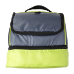 Kühltasche aus Polyester mit Kühlfach im unteren Bereich farbe hellgrün erste Ansicht