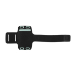 Sportarmband fürs Handy, reflektierend mit Klettverschluss farbe schwarz vierte Ansicht