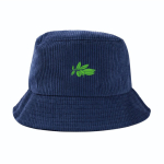 Unisex-Bob-Mütze aus weichem Cord zum Personalisieren farbe marineblau vierte Ansicht