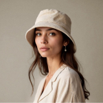 Unisex-Bob-Mütze aus weichem Cord zum Personalisieren farbe natürliche farbe sechste Ansicht