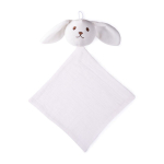 Schmusetuch für Babys aus weicher Baumwolle mit Hasenkopf farbe natürliche farbe zweite Ansicht