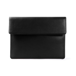Elegante Dokumententasche aus Kunstleder, personalisierbar farbe schwarz erste Ansicht