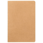 Notizbücher mit cremefarbenen Seiten, kariertem FSC-Papier, A5 farbe khaki erste Ansicht