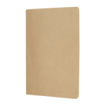Notizbücher mit cremefarbenen Seiten, kariertem FSC-Papier, A5 farbe khaki zweite Ansicht