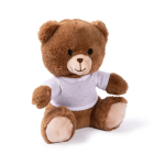 Kleiner Teddybär mit weißem T-Shirt zum Personalisieren farbe natürliche farbe zweite Ansicht
