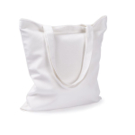 Polyestertasche mit weicher Haptik, speziell für Sublimation, 280 g/m² farbe weiß dritte Ansicht