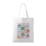 Polyestertasche mit weicher Haptik, speziell für Sublimation, 280 g/m² farbe weiß vierte Ansicht