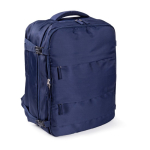 Polyester-Laptoprucksack, ideal für Reisen, 15'' farbe marineblau zweite Ansicht