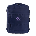 Polyester-Laptoprucksack, ideal für Reisen, 15'' farbe marineblau vierte Ansicht