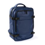 Polyester-Laptoprucksack für Reisen, 16'' farbe blau zweite Ansicht