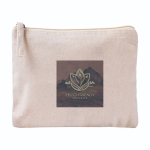 Rechteckige Kulturtasche aus Bio-Baumwolle mit GOTS-Zertifizierung farbe natürliche farbe Detailbild