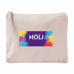 Rechteckige Kulturtasche aus Bio-Baumwolle mit GOTS-Zertifizierung farbe natürliche farbe Detailbild 2