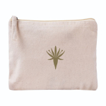 Rechteckige Kulturtasche aus Bio-Baumwolle mit GOTS-Zertifizierung farbe natürliche farbe Detailbild 3