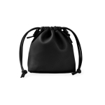 Kulturtasche aus PU mit Kordelzug, auch tragbar als Tasche farbe schwarz erste Ansicht