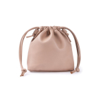 Kulturtasche aus PU mit Kordelzug, auch tragbar als Tasche farbe camel erste Ansicht