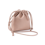 Kulturtasche aus PU mit Kordelzug, auch tragbar als Tasche farbe camel zweite Ansicht