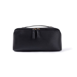 Reisekulturtasche aus PU mit weichem Finish, 400 g/m² farbe schwarz erste Ansicht